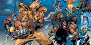 16. X-Men: Era Apocalypse’a (1995-1996; Mark Waid, Warren Ellis, Jeph Loeb i inni) – wielki event, w którym świat mutantów stanął na głowie. Jak wyglądałoby uniwersum, gdyby Charles Xavier zginął przed powołaniem do życia pierwszego składu X-Men? Władzę w Ameryce przejąłby potężny Apocalypse, a rzeczywistość zaczęłaby przypominać tę z filmu Mad Max. W tym świecie to Magneto stanął po stronie aniołów i ruszył do walki ze zbrodniarzem, a Cyclops i jego brat Havoc przeszli na ciemną stronę mocy.