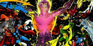 36. Avengers: Saga o Korvacu (1978; sc. Jim Shooter, George Perez, Len Wein i inni, rys. Sal Buscema, George Perez, David Wenzel) – Korvac to człowiek-maszyna z XXXI wieku, który po porażce z rąk Strażników Galaktyki poznaje tajemnice wszechświata i rozważa jego całkowity podbój. Naprzeciw mu stają Avengers; to jedna z pierwszych tak emocjonalnych w wydźwięku historii o Mścicielach.