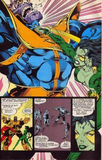 Thanos i Gamora w komiksach