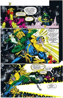 Thanos i Gamora w komiksach