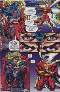 Thor vs. Shazam - fragmenty pojedynku