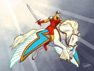 Lśniący Rycerz w komiksach