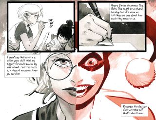 Harley Quinn: Black + White + Red #6 - plansze