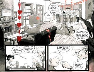 Harley Quinn: Black + White + Red #6 - plansze