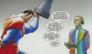 Superman podnosi 200 kwintylionów ton