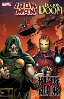 King in Black: Iron Man/Doctor Doom - okładka