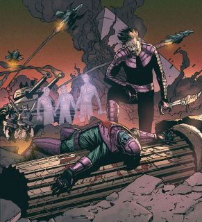 Komiksowy Kang miał także związki z Inhumans. Wystarczy przywołać fakt, że obawiający się o losy własnego syna przywódca Nieludzi, Black Bolt, wysłał potomka o imieniu Ahura pod opiekę Kangowi z przeszłości. Zdobywca zgodził się na to pod warunkiem, że dziecko zostanie z nim na zawsze. Koniec końców Ahura zdecydował się jednak wrócić do Inhumans, by wieść życie u boku biologicznego ojca.
