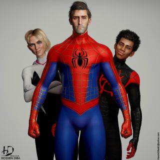 Spider-Man Uniwersum fanowska grafika