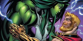 Thor i She-Hulk w czasie randki na Savage Land