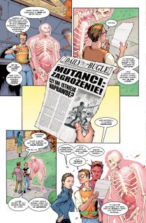 New X-Men. Tom 3. Bunt w Instytucie Xaviera - plansza