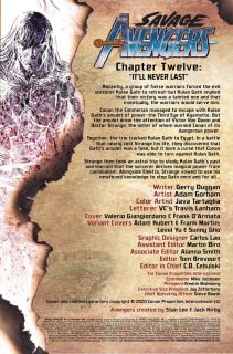 Savage Avengers #12 - plansze