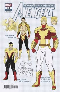Avengers #40 - szkice