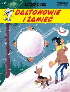Lucky Luke. Daltonowie i zamieć, tom 22 - okładka