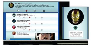 Iron Man usuwa konto na Twitterze