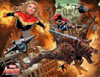 Avengers Mech Strike #1 - grafiki promocyjne