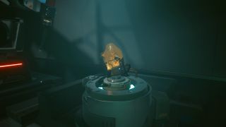 W świecie Cyberpunk 2077 możemy natrafić na BB -  kapsułę z dzieckiem z gry Death Stranding.