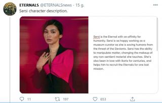 Eternals - opisy postaci
