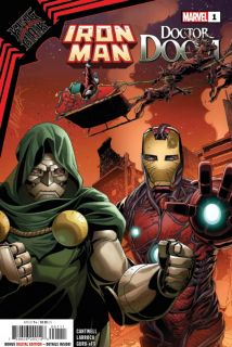 King in Black: Iron Man/Doctor Doom #1 - okładka