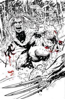 Wolverine: Black, White & Blood #2 - plansze