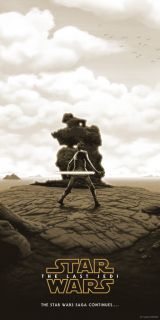 Star Wars trylogia sequeli plakat