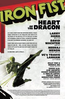 Iron Fist: Heart of the Dragon #1 - plansze