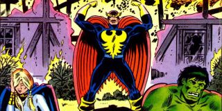 Nighthawk - w ostatnim czasie poddano go praniu mózgu, przez co jako uśpiony agent czeka na wezwanie Mefisto; w przeszłości dał się poznać z działalności superbohaterskiej