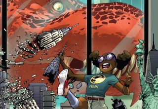 Moon Girl i Devil Dinosaur - pierwsza z nich jest błyskotliwą 9-latką uznawaną za jedną z najmądrzejszych postaci w uniwersum; za pomocą umysłu kontroluje ona obdarzonego nadludzkimi zdolnościami dinozaura