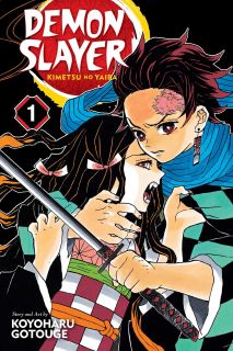 5. Demon Slayer: Kimetsu No Yaiba vol. 1 (Koyoharu Gotouge)
