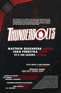 King in Black: Thunderbolts #1 - plansze