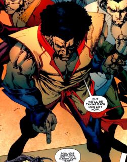 Komiksowy Abe Brown był także członkiem grupy Synowie Tygrysa, która pojawiała się w powieściach graficznych Marvela korzystających z konwencji sztuk walki. 