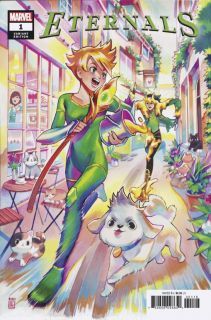 Eternals #1 - okładka alternatywna