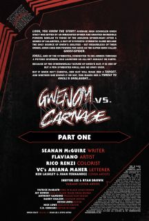 Gwenom vs. Carnage #1 - plansze