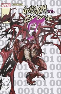 Gwenom vs. Carnage #1 - okładka alternatywna