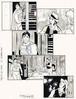 Superman - wcześniejsze prace Torresa zainspirowane filmem Richarda Donnera (najprawdopodobniej nie będą użyte w komiksie)