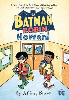 Batman i Robin i Howard - okładka