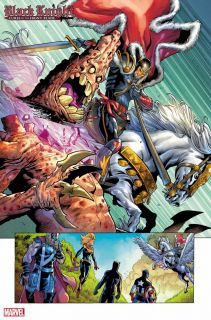 Black Knight: Curse of the Ebony Blade #1 - planszeBlack Knight: Curse of the Ebony Blade #1 - planszeBlack Knight: Curse of the Ebony Blade #1 - plansze