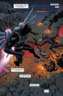 King in Black: Black Panther #1 - plansze