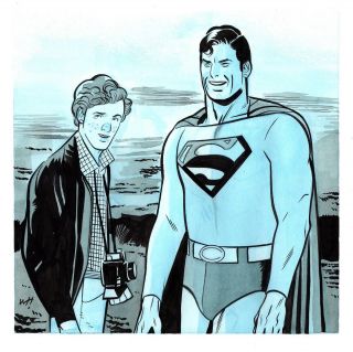 Superman - wcześniejsze prace Torresa zainspirowane filmem Richarda Donnera (najprawdopodobniej nie będą użyte w komiksie)