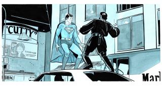 Superman - wcześniejsze prace Torresa zainspirowane filmem Richarda Donnera (najprawdopodobniej nie będą użyte w komiksie)