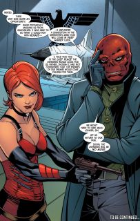 Z drugiej strony w sieci pojawiła się intrygująca teoria, według której tajemniczą antagonistką jest portretowana przez Erin Kellyman Sinthea Schmidt aka Sin, córka Red Skulla. W komiksach stała ona początkowo na czele grupy Sisters of Sin, by później na nowo budować struktury Hydry. Nie jest jednak wykluczone, że w serialu Disney+ Sin będzie po prostu dowodzić Flag-Smasherami. 