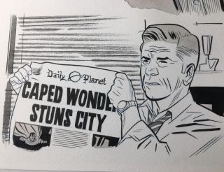 Superman - wcześniejsze prace Torresa zainspirowane filmem Richarda Donnera (najprawdopodobniej nie będą użyte w komiksie)