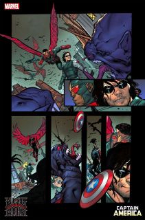 King in Black: Captain America #1 - plansza