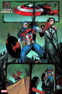 King in Black: Captain America #1 - plansza