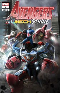 Avengers: Mech Strike #1 - okładka alternatywna
