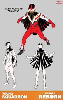 Heroes Reborn: Young Squadron - materiały promocyjne