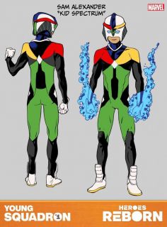 Heroes Reborn: Young Squadron - materiały promocyjne