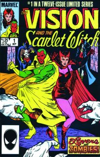 Vision and the Scarlet Witch - okładki