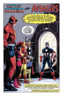 Captain America Anniversary Tribute #1 - materiały promocyjne