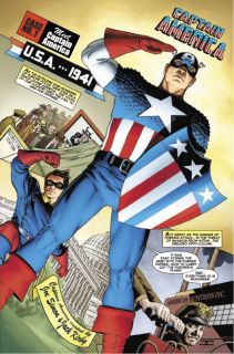 Captain America Anniversary Tribute #1 - materiały promocyjne