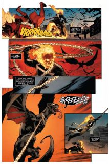 King in Black: Ghost Rider #1 - plansze